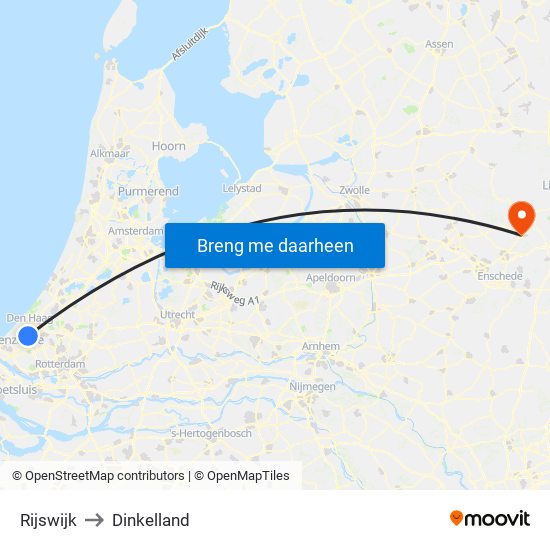Rijswijk to Dinkelland map