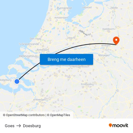 Goes to Doesburg map