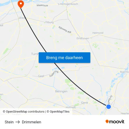 Stein to Drimmelen map
