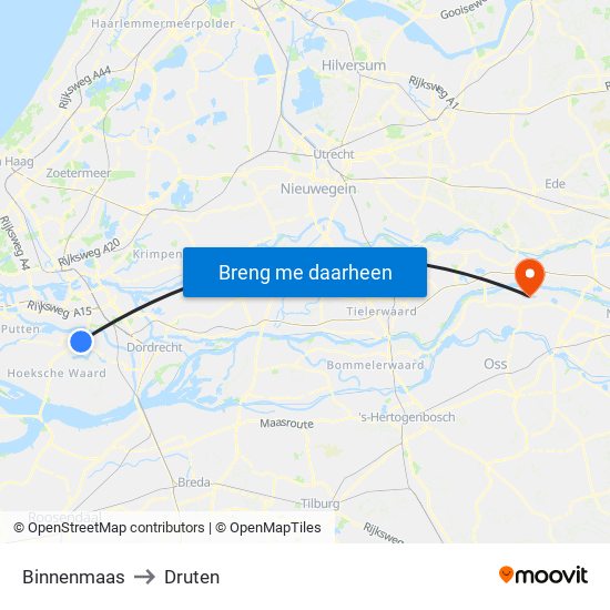 Binnenmaas to Binnenmaas map