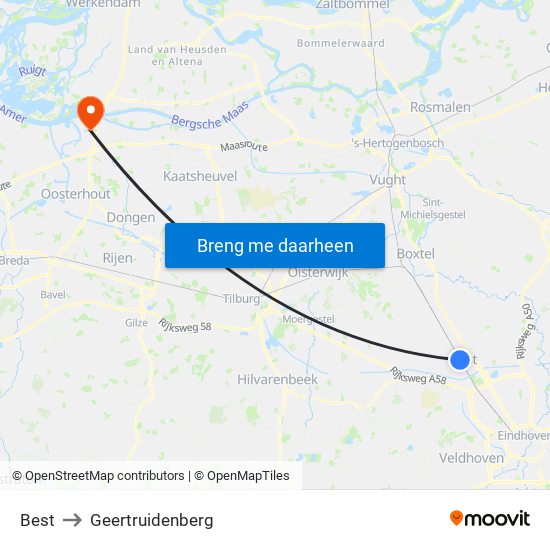 Best to Geertruidenberg map