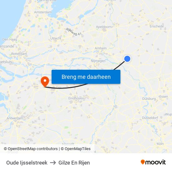 Oude Ijsselstreek to Gilze En Rijen map