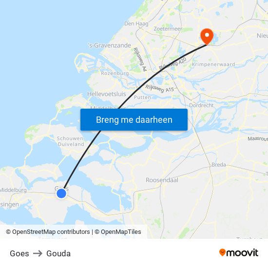 Goes to Gouda map