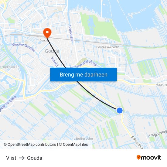 Vlist to Gouda map