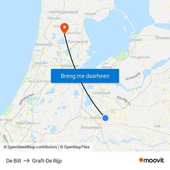 De Bilt to Graft-De Rijp map