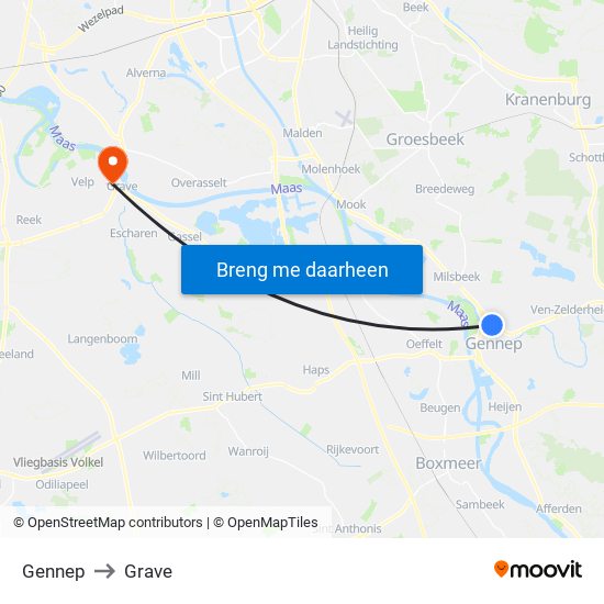 Gennep to Grave map