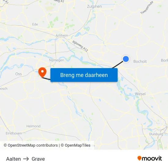 Aalten to Grave map