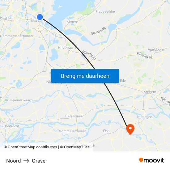 Noord to Grave map