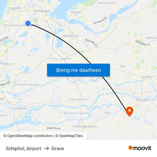 Schiphol, Airport to Grave map