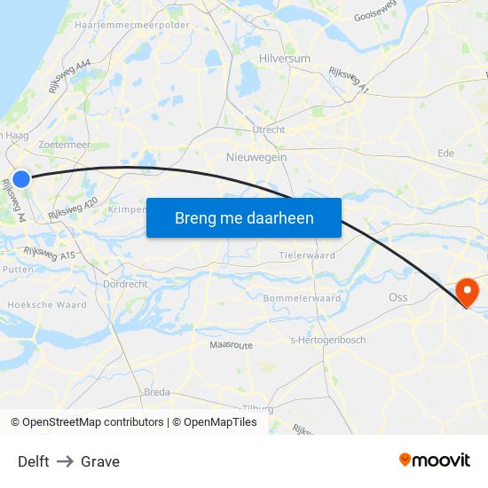 Delft to Grave map