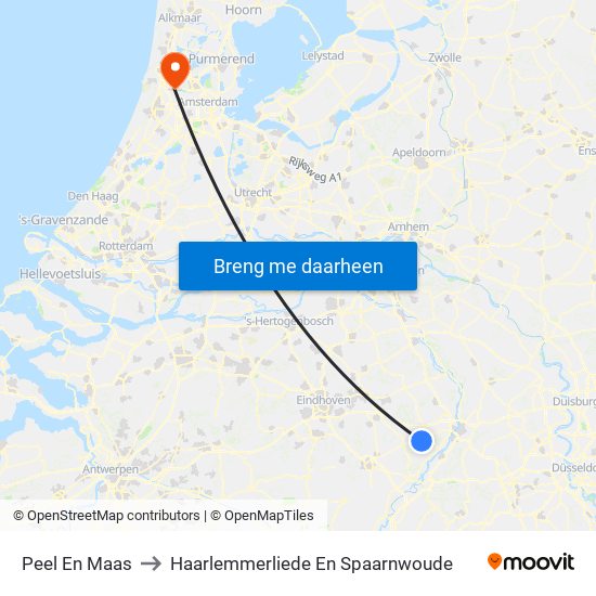 Peel En Maas to Haarlemmerliede En Spaarnwoude map