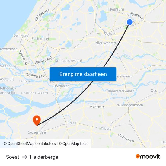 Soest to Halderberge map
