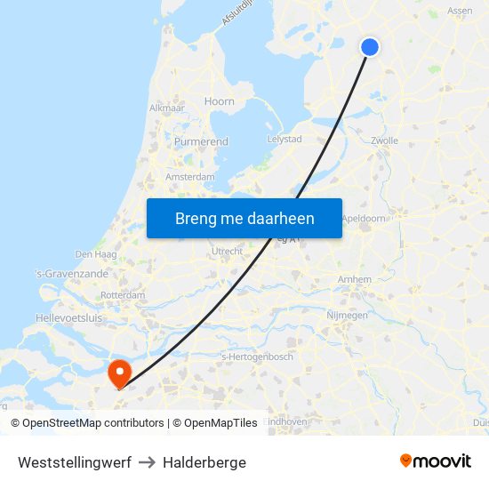 Weststellingwerf to Halderberge map