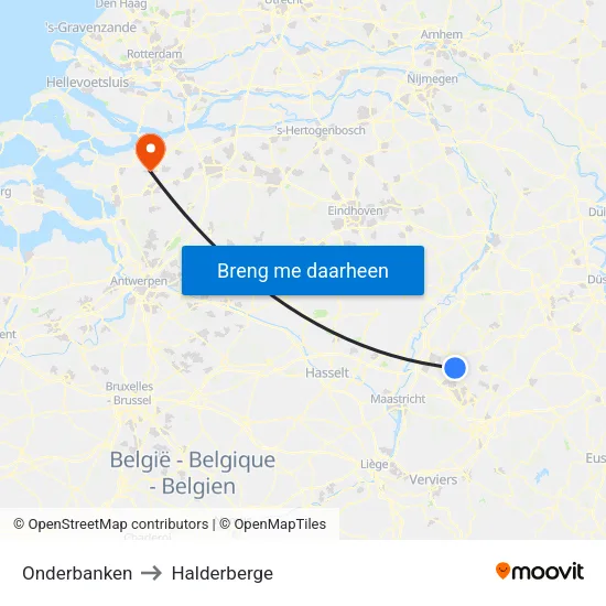 Onderbanken to Halderberge map