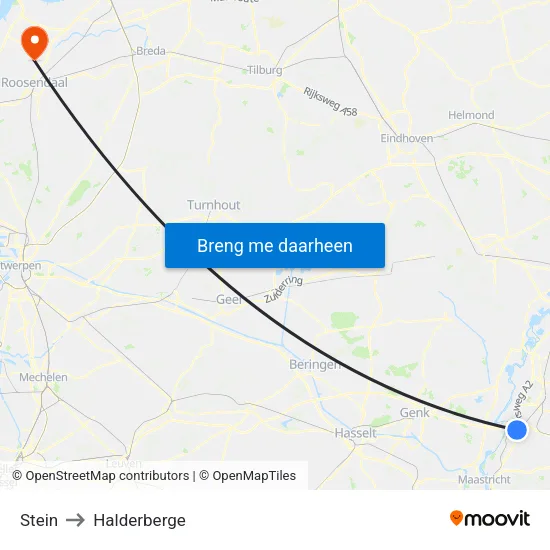 Stein to Halderberge map