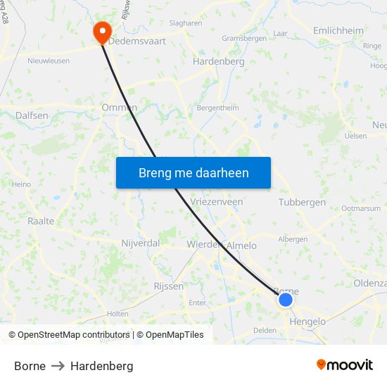 Borne to Hardenberg map