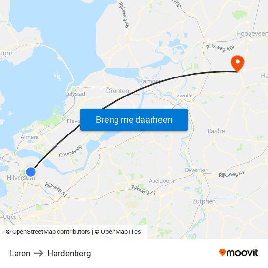 Laren to Hardenberg map