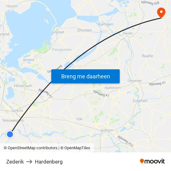 Zederik to Hardenberg map