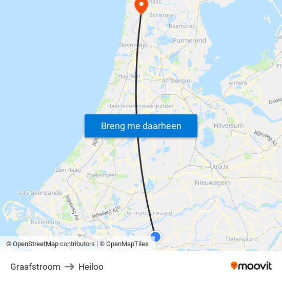 Graafstroom to Heiloo map