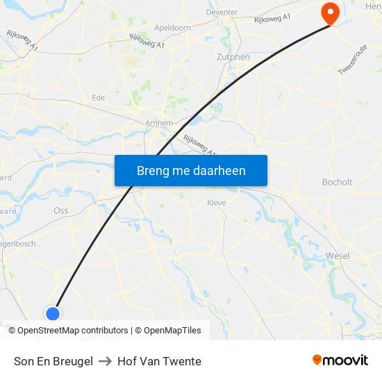 Son En Breugel to Hof Van Twente map