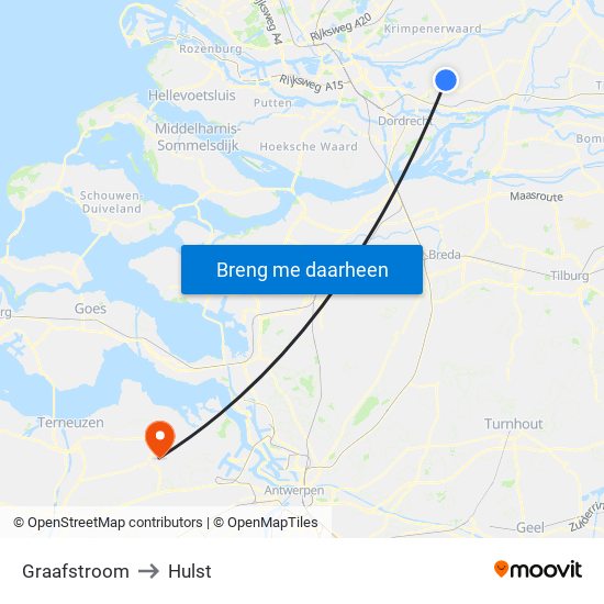 Graafstroom to Hulst map