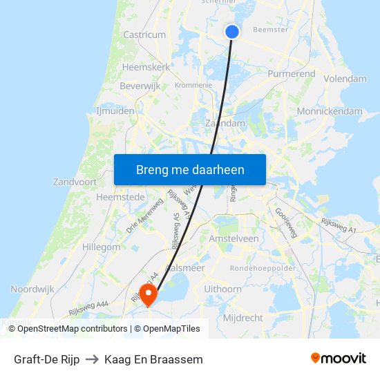 Graft-De Rijp to Kaag En Braassem map