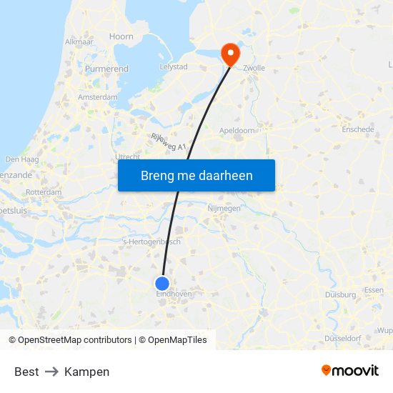 Best to Kampen map