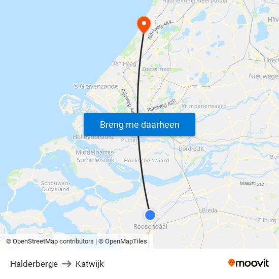 Halderberge to Katwijk map