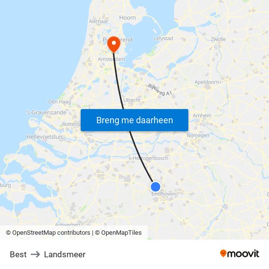 Best to Landsmeer map