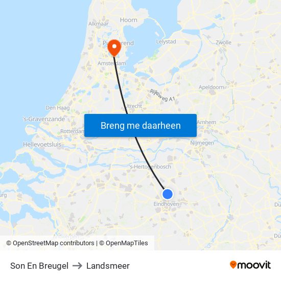 Son En Breugel to Landsmeer map