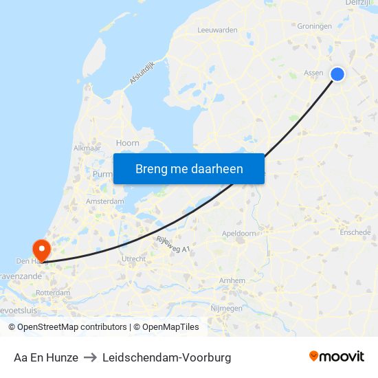 Aa En Hunze to Leidschendam-Voorburg map