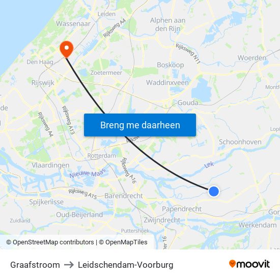 Graafstroom to Leidschendam-Voorburg map