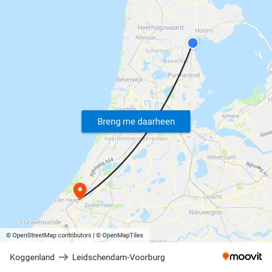 Koggenland to Leidschendam-Voorburg map