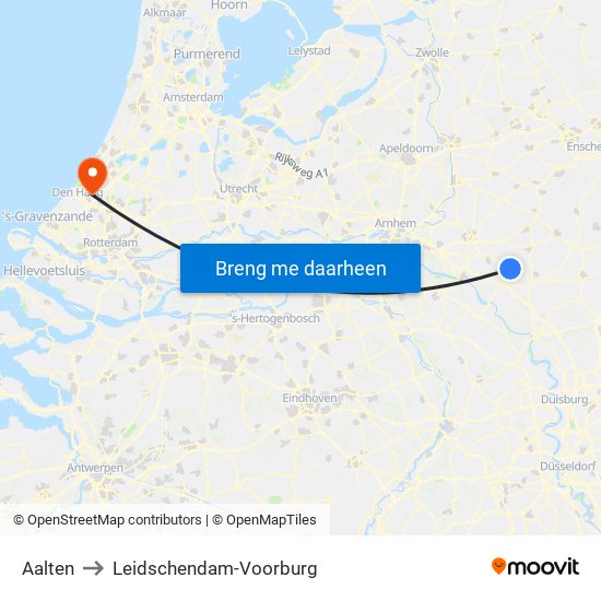 Aalten to Leidschendam-Voorburg map