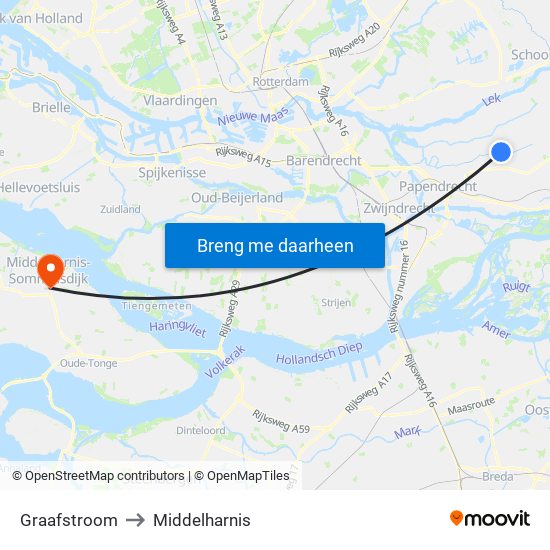 Graafstroom to Middelharnis map