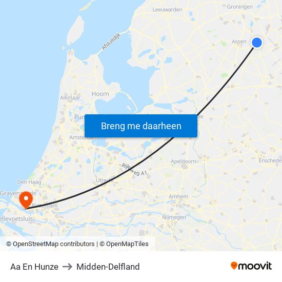 Aa En Hunze to Midden-Delfland map