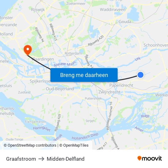 Graafstroom to Midden-Delfland map