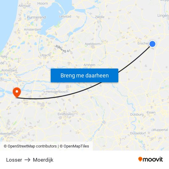 Losser to Moerdijk map