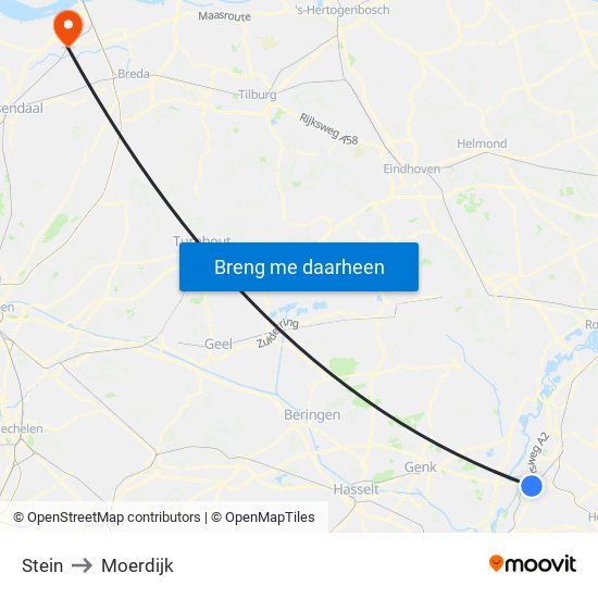 Stein to Moerdijk map