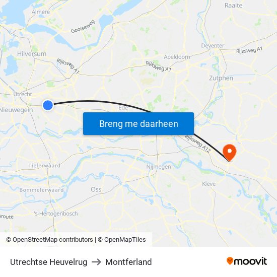 Utrechtse Heuvelrug to Utrechtse Heuvelrug map