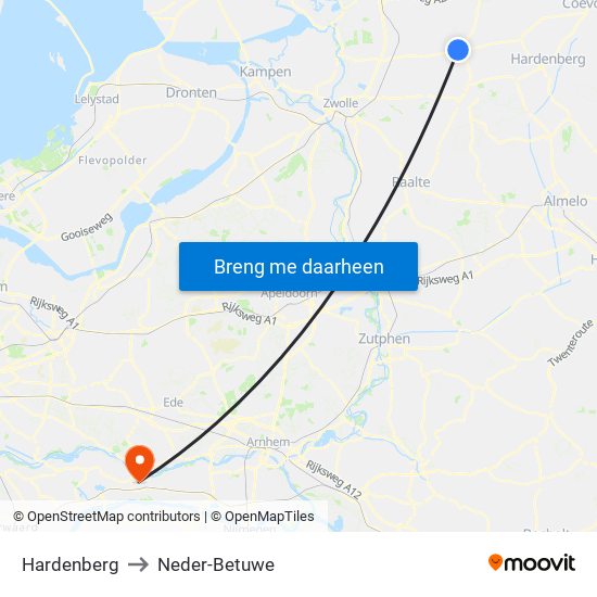 Hardenberg to Neder-Betuwe map