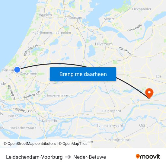 Leidschendam-Voorburg to Neder-Betuwe map