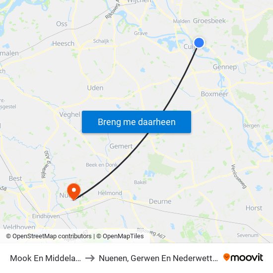 Mook En Middelaar to Nuenen, Gerwen En Nederwetten map