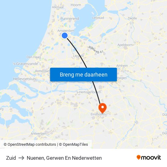 Zuid to Nuenen, Gerwen En Nederwetten map