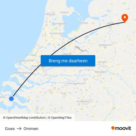 Goes to Ommen map