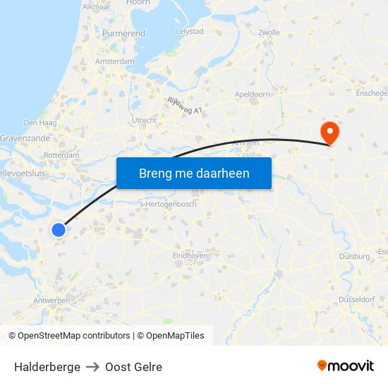 Halderberge to Oost Gelre map