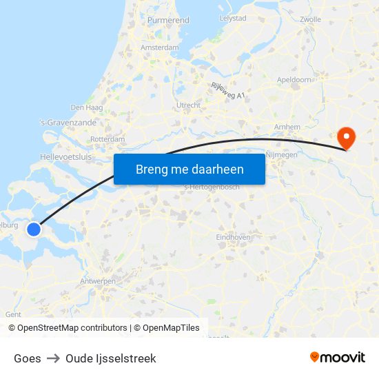 Goes to Oude Ijsselstreek map