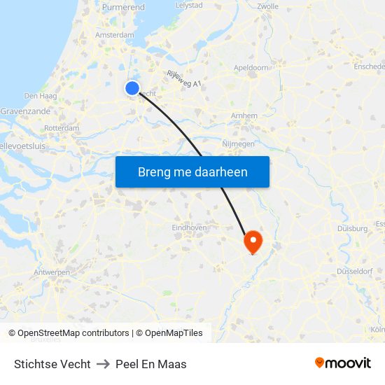 Stichtse Vecht to Peel En Maas map