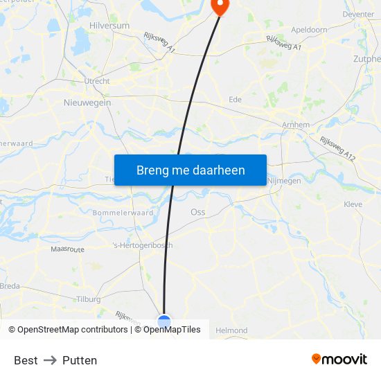 Best to Putten map