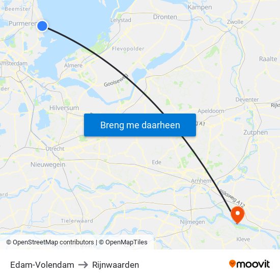 Edam-Volendam to Edam-Volendam map